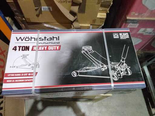 Wohrstahl - Cric da garage da 4 tonnellate