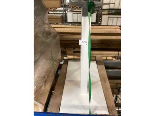 Stehtisch Fuß weiß (2x)