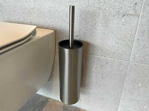 Wand-Toilettenbürste und Toilettenpapier-Halter