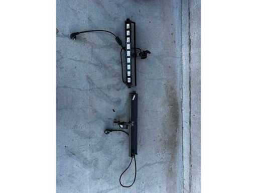 2x NICOLS UV BAR 93 9X3W LED UV