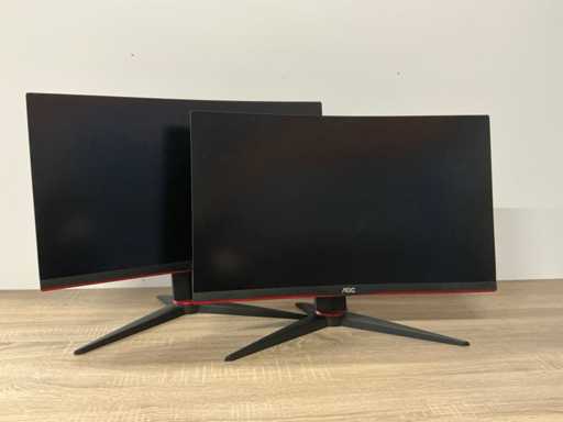 AOC C24G2U Monitor (2x)