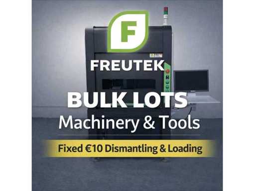 FREUTEK Warehouse Liquidation of Machinery and Tools for Metal Processing and Woodworking Dealer