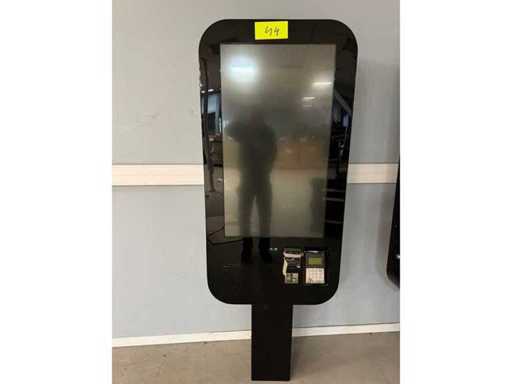 Groot formaat kiosk gebouwd voor een grote fastfoodgroep