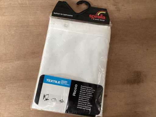 Zasłona prysznicowa Spirella Ricco 180x200 cm (118x)