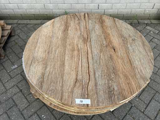 Piani dei tavoli Tondi 130 cm. Set da 5 pezzi 