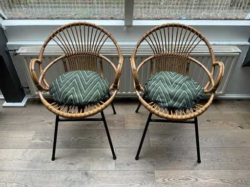 Satellite - Twine AC - Terrassenstuhl mit Kissen (8x)