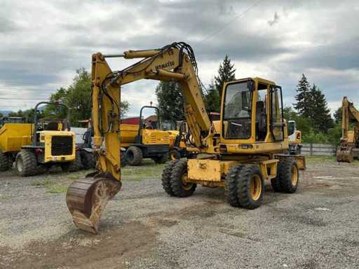 Komatsu PW110 Wheeled Excavator