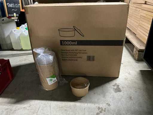 BoNature Saladebakje met deksel (400x)