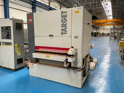 VIET – TARGET 221 TM 2-Belt Wide Belt Schuurmachine – Jaar 1995