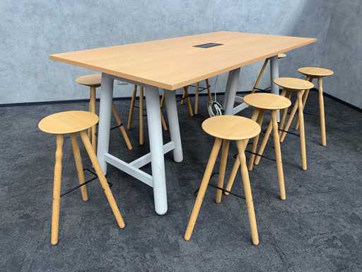 DUM - 10 persoons design set op barhoogte