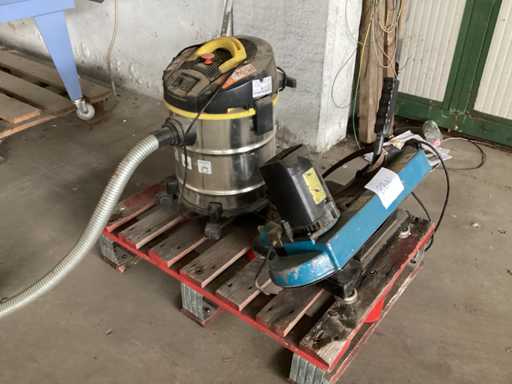 Iron Saw & Industrial Vacuum Cleaner