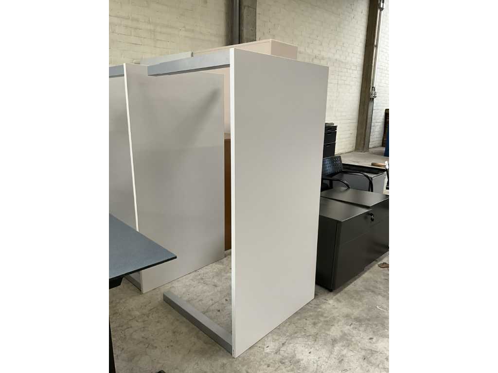 2x Desk/side table BENJO, height adjustable