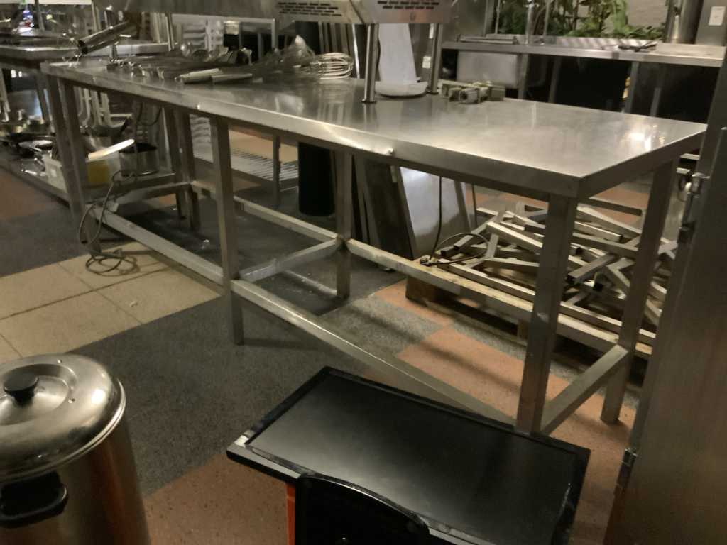 Stół roboczy ze stali nierdzewnej