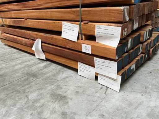 Hardhouten paal Okan (32x)
