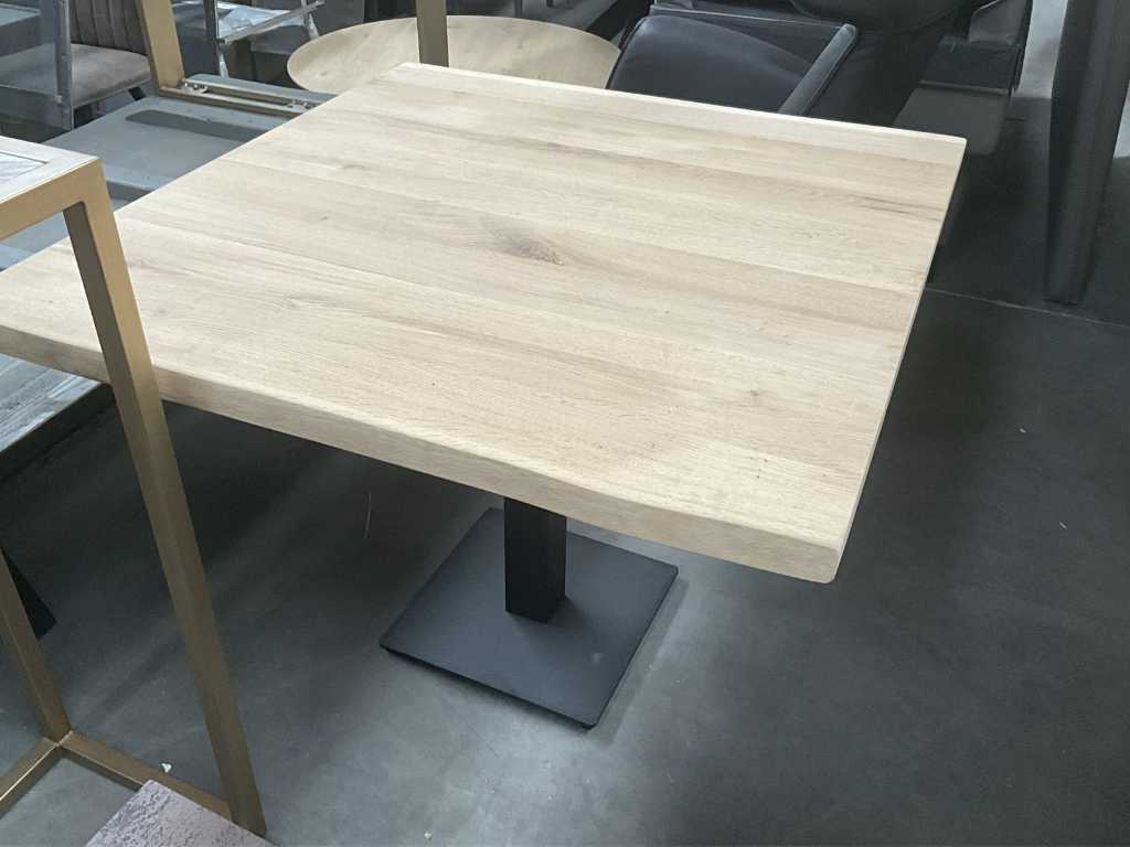 1x Table chêne en forme d’arbre côté