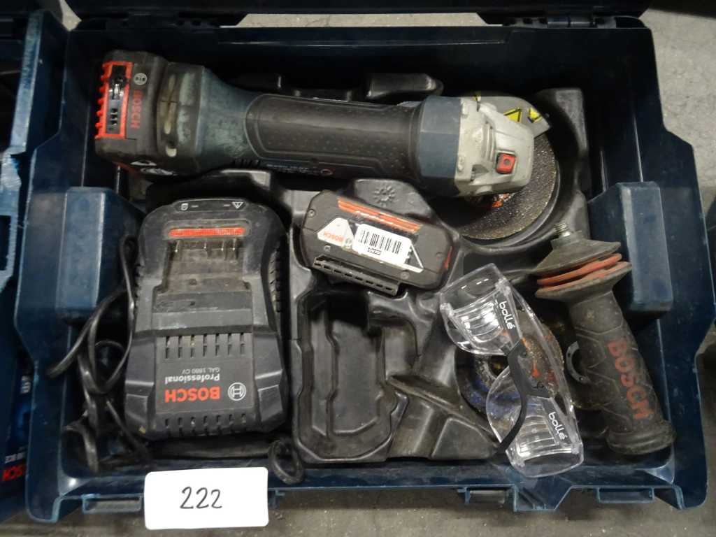 Angle cutter Bosch Professional GWS 18-125 V-LI - PS Auction - We value the  future - Largest in net auctions