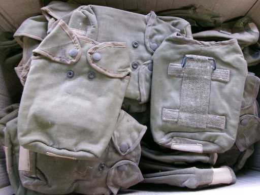 Österr. Feldflaschenbezug, oliv, neuwertig (Meier) (50x)