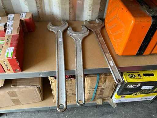 Open-end wrench (3x)