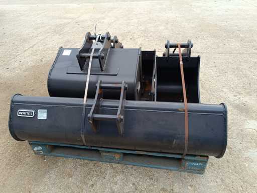 Whites - Secchi per mini-escavatore