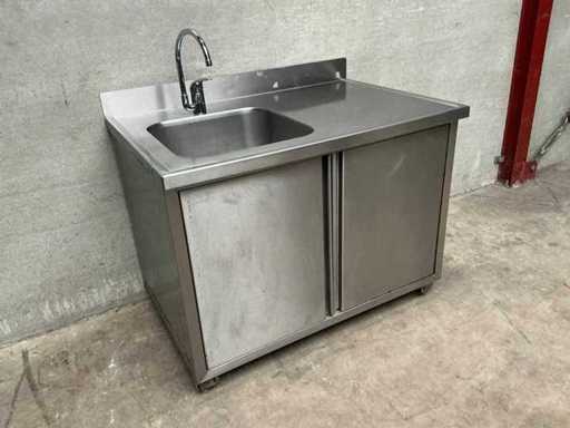 Josto - Lavandino in acciaio inox