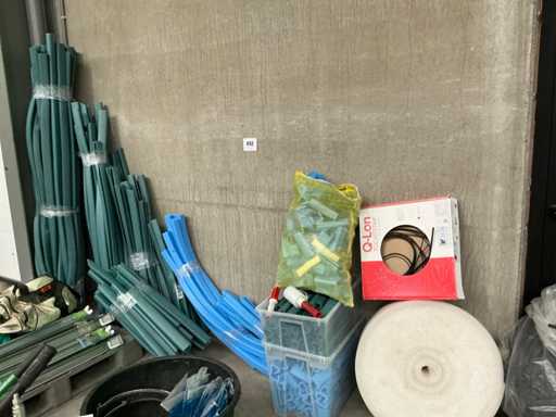 batch of various packing materials