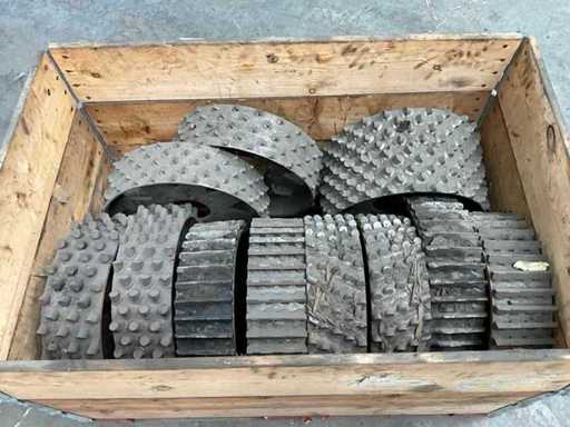 Diverse doorvoer walsen