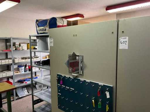 Metal cabinet without contents