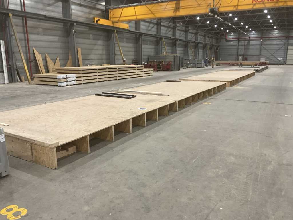 Platforme mari de lucru din lemn (2x)