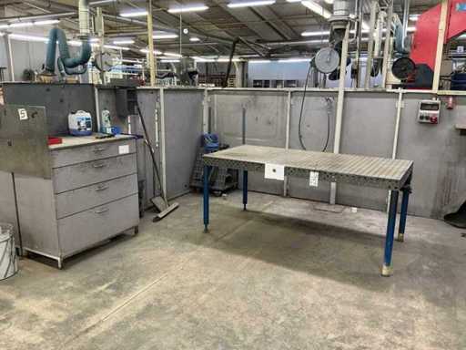 Perforated Welding Table