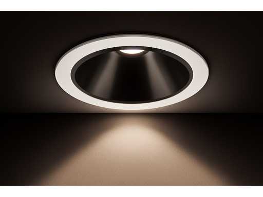 Inbouwlamp GU10 – Rond – Zwart/Wit – IP20 (x50)