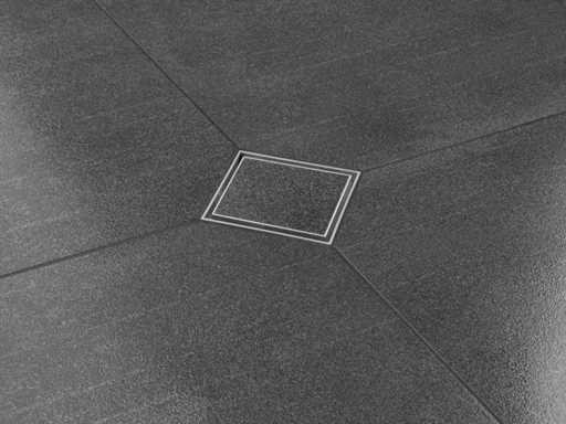 EasyDrain Aqua Quattro Aqua-10x10-MSI6-T Fliesenduschabfluss 10x10