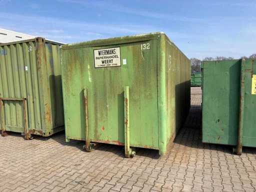 Gesloten opslag/afzetcontainer (met inhoud)