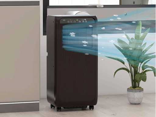 Climatiseur mobile Climatiseur avec tuyau d’évacuation 3 en 1 