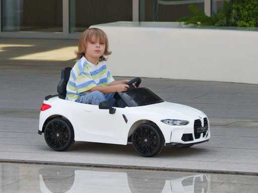 Voiture Électrique pour Enfants BMW M4, Son & Lumière, 3-5 km/h