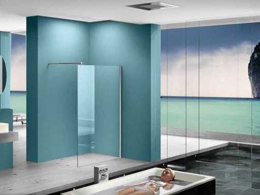 Inloopdouche 8 mm glas 120x200 cm Nano glas