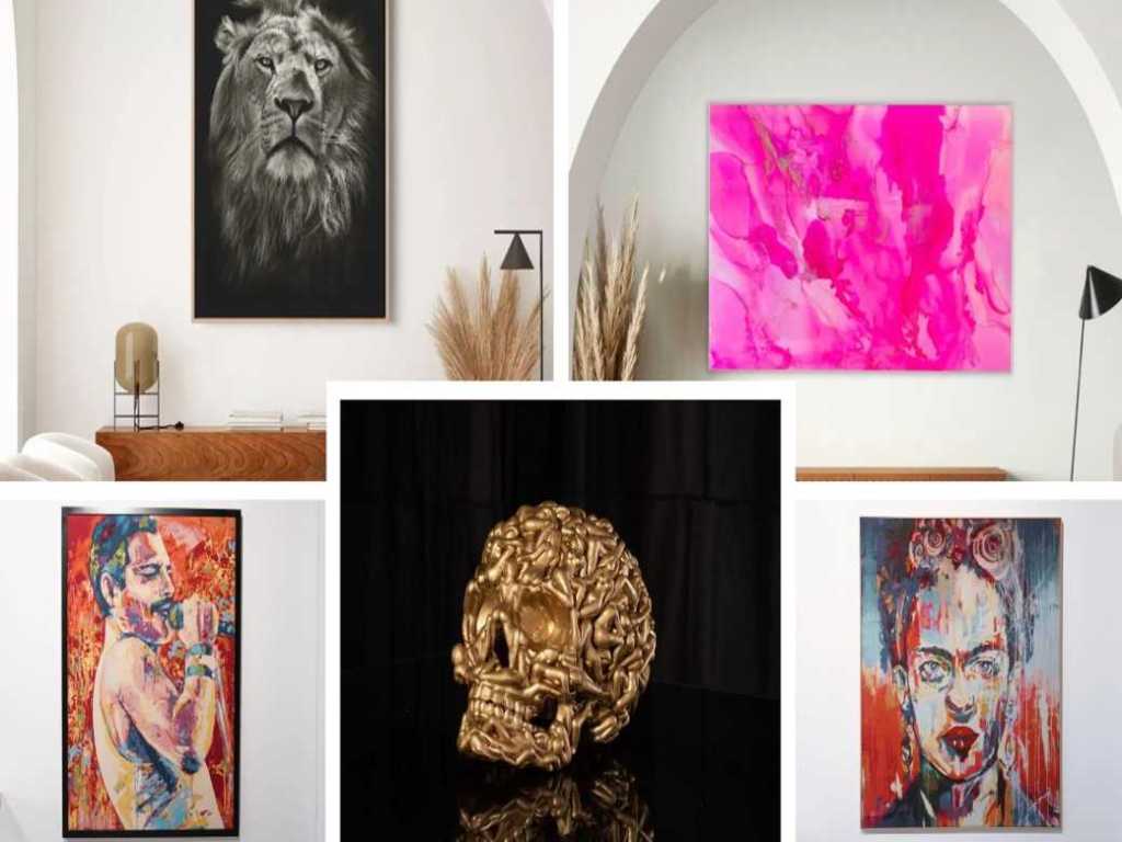 Art gallery, bronze, sculptures & original paintings - Free delivery BE + NL - 30/11/2023