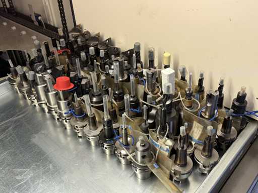 Lot HSK-A63 Tool Holders