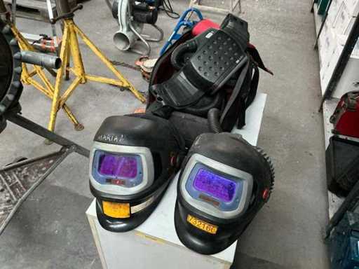 Casque de soudure à batterie 3M Speedglas Adflo avec système de certification (2x)