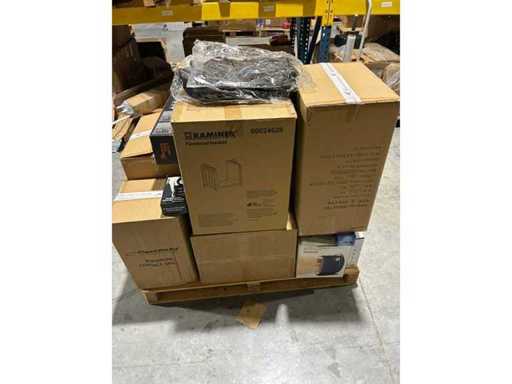 Surstock de palettes + Marchandises de retour