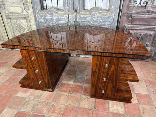 Scrivania in stile art déco larga 1,82 metri