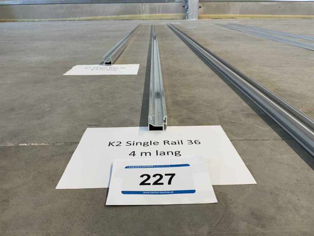 K2 Single Rail 36 - 4 m Lang - 20 Stk
