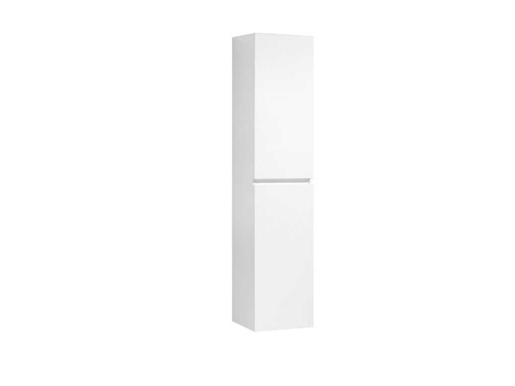 1 x 160cm Meuble colonne design blanc mat
