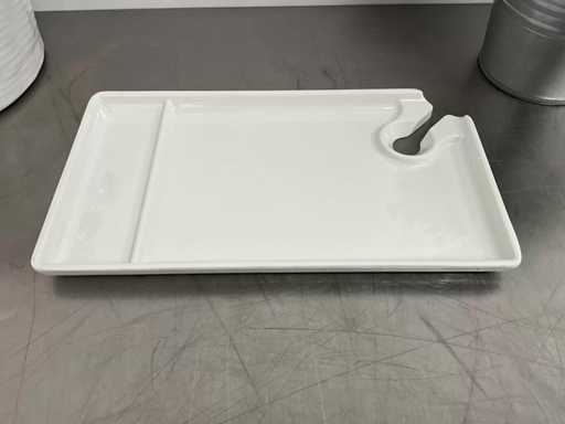 Style Point - Rechthoekige Melamine Party Plate (27x15 cm) (100x)