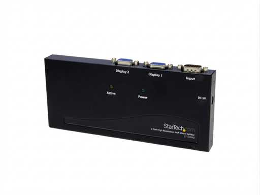 Startech 2 Port HR VGA Video splitter 1 - ST122PROEU