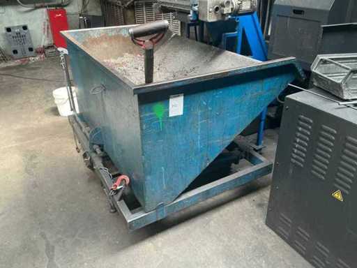 Afval kipcontainer