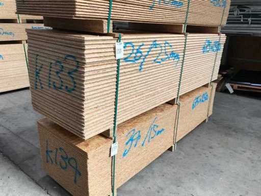 OSB sheets 25mm 675x2500mm (26x)