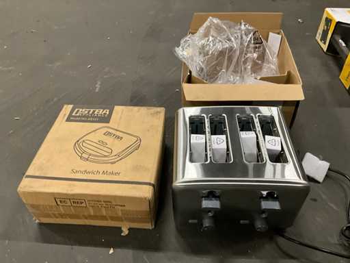 Tostapane e macchina per panini