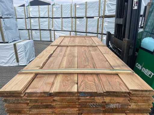 Douglas wisselsponning/Halfhoutsrabat 3000x190x18mm (98x)