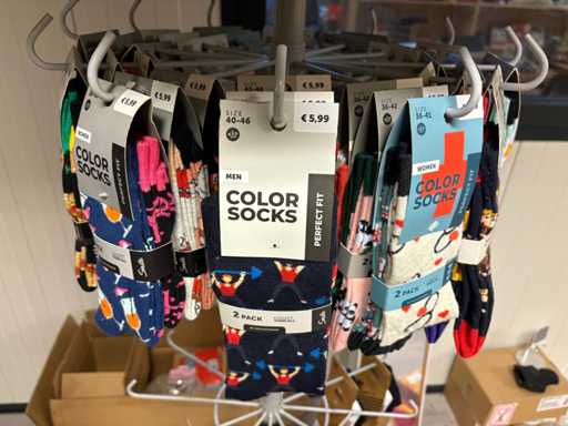 Pachet de 2 șosete color (500x)