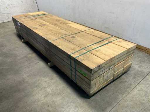 Planed spruce beam 360x27x7 cm (15x)